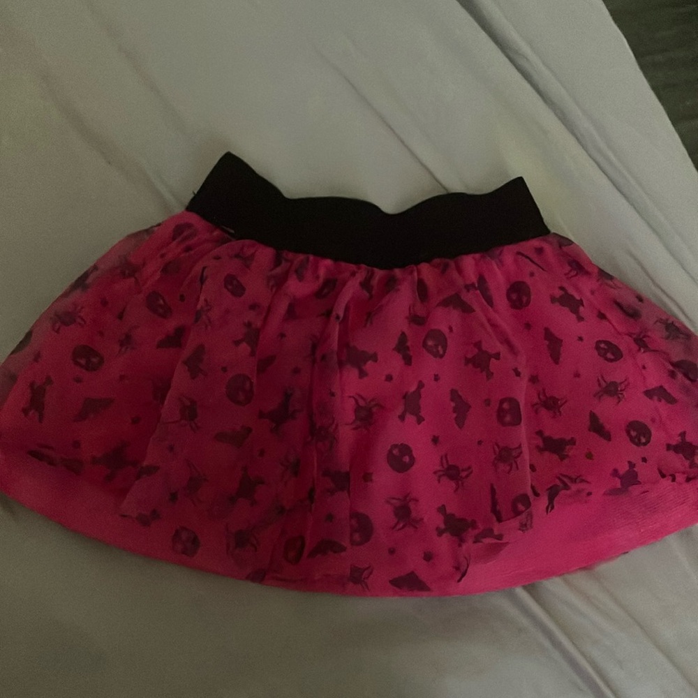 Pink Patterned Women's Skirt